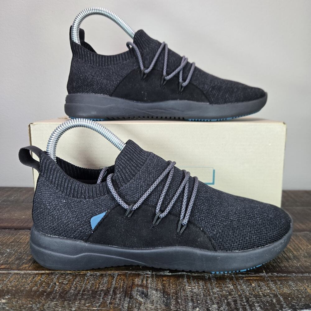 Vessi Cityscape Classic Womens Size 6 Lace Up Waterproof Shoes Storm Black Black